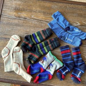 Lot of kids Smartwool socks